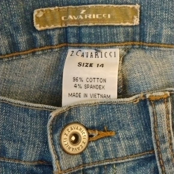 EUC VINTAGE Z Cavaricci Embellished Ankle Jeans - Picture 3 of 11